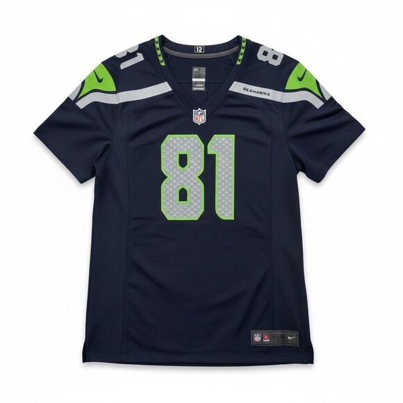 Golden Tate #81 Seahawks Nike Stitched Women’s Jersey Navy Size XL - Picture 1 of 9